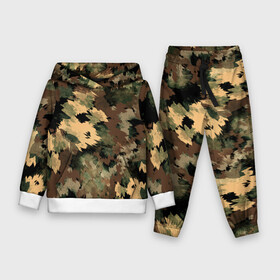 Детский костюм 3D (с толстовкой) с принтом Камуфляж ,  |  | abstraction | army | autumn | brown | camouflage | disguise | fishing | green | khaki | nature | spots | абстракция | армия | зеленый | камуфляж | коричневый | маскировка | осень | охота | природа | пятна | рыбалка | хаки