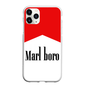 Чехол для iPhone 11 Pro матовый с принтом Мальборо , Силикон |  | Тематика изображения на принте: marlboro | мальборо | мода