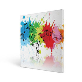 Холст квадратный с принтом Ноты color , 100% ПВХ |  | Тематика изображения на принте: music | абстракция | книга | листы | музыка | музыкальный | ноты | произведение | страница | тетрадь