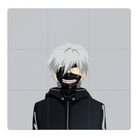 Магнитный плакат 3Х3 с принтом Kaneki Ken , Полимерный материал с магнитным слоем | 9 деталей размером 9*9 см | ghoul | kaneki | ken | tokyo | гуль | канеки | кен | токийский