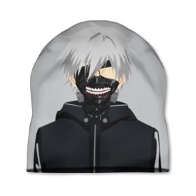 Шапка 3D с принтом Kaneki Ken , 100% полиэстер | универсальный размер, печать по всей поверхности изделия | ghoul | kaneki | ken | tokyo | гуль | канеки | кен | токийский