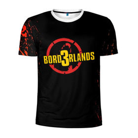 Мужская футболка 3D спортивная с принтом BORDERLANDS 3 , 100% полиэстер с улучшенными характеристиками | приталенный силуэт, круглая горловина, широкие плечи, сужается к линии бедра | 2k | apocalypsis | borderlands | borderlands 3 | fanstastic | game | logo | pandora | play | апокалипсис | бордерлендс | игра | лого | пандора | фантастика