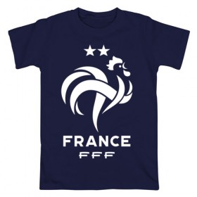 Мужская футболка хлопок с принтом Сборная Франции , 100% хлопок | прямой крой, круглый вырез горловины, длина до линии бедер, слегка спущенное плечо. | fff | france | les bleus | les tricolores | сборная франции | сборная франции по футболу | форма | франузская | франузская сборная | франция | французы