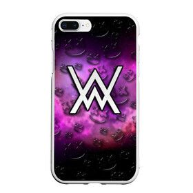 Чехол для iPhone 7Plus/8 Plus матовый с принтом Alan Walker & Marshmello , Силикон | Область печати: задняя сторона чехла, без боковых панелей | Тематика изображения на принте: alan walker | marshmello | алан валкер | алан волкер | алан уокер | диджей | клуб | клубная музыка | маршмеллоу | маршмэлло | маршмэллоу | музыка | музыкант | песни | электронная