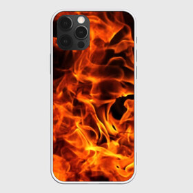 Чехол для iPhone 12 Pro Max с принтом огонь , Силикон |  | Тематика изображения на принте: fire | flame | in fire | smoke | в огне | дым | огненный | огонь | текстуры