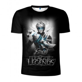 Мужская футболка 3D спортивная с принтом League of Legends, Ezreal , 100% полиэстер с улучшенными характеристиками | приталенный силуэт, круглая горловина, широкие плечи, сужается к линии бедра | ezreal | league of legends | lol | игры | киберспорт | компьютерные игры | лига легенд | эзреаль