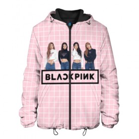 Мужская куртка 3D с принтом Black Pink 2019 , ткань верха — 100% полиэстер, подклад — флис | прямой крой, подол и капюшон оформлены резинкой с фиксаторами, два кармана без застежек по бокам, один большой потайной карман на груди. Карман на груди застегивается на липучку | 2019 | black | black pink | k pop | kill | kill this love | korea | logo | music | pink | pop | блек пинк | блэк пинк | газета | девушки | кпоп | лого | музыка | надпись | розовый