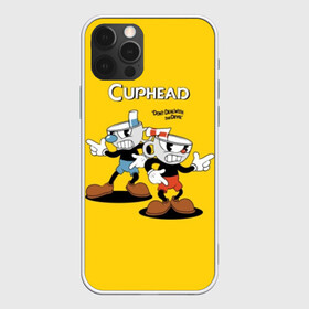 Чехол для iPhone 12 Pro с принтом Cuphead , силикон | область печати: задняя сторона чехла, без боковых панелей | cuphead | devil | game | mugman | дьявол | игра | капхед | магмен | цветок | чашка | чашкоголовый