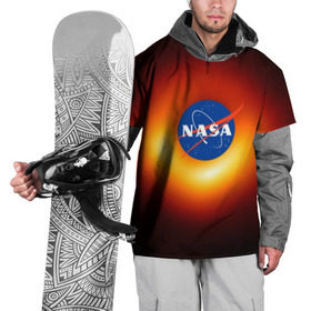 Накидка на куртку 3D с принтом Черная дыра NASA , 100% полиэстер |  | Тематика изображения на принте: nasa | астрономия | горизонт событий | космос | наса | черная дыра