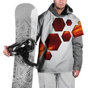 Накидка на куртку 3D с принтом абстрактные соты , 100% полиэстер |  | abstraction | geometry | hexagon | techno | абстракция | броня | геометрия | краски | неон | неоновый | сетка | соты | стальная броня | текстура | шестигранники