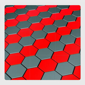 Магнитный плакат 3Х3 с принтом металлическая броня , Полимерный материал с магнитным слоем | 9 деталей размером 9*9 см | Тематика изображения на принте: abstraction | geometry | hexagon | techno | абстракция | броня | геометрия | краски | неон | неоновый | сетка | соты | стальная броня | текстура | шестигранники