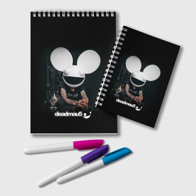 Блокнот с принтом Deadmau5 , 100% бумага | 48 листов, плотность листов — 60 г/м2, плотность картонной обложки — 250 г/м2. Листы скреплены удобной пружинной спиралью. Цвет линий — светло-серый
 | dead | deadmau5 | dj | electro | house | joel | mouse | progressive | thomas | zimmerman | дедмаус | джоэль | диджей | мёртвая | мышь | прогрессив | томас | хаус | циммерман | электро