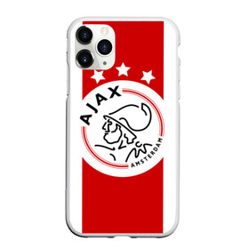 Чехол для iPhone 11 Pro матовый с принтом Аякс , Силикон |  | afc ajax | ajax | amsterdamsche football club ajax | амстердамский аякс | аякс | аякс амстердам | фк аякс | форма | футбол | футбольный клуб