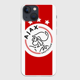 Чехол для iPhone 13 mini с принтом Аякс ,  |  | afc ajax | ajax | amsterdamsche football club ajax | амстердамский аякс | аякс | аякс амстердам | фк аякс | форма | футбол | футбольный клуб