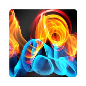 Магнит виниловый Квадрат с принтом ЦВЕТНОЙ ДЫМ , полимерный материал с магнитным слоем | размер 9*9 см, закругленные углы | Тематика изображения на принте: fire | flame | in fire | smoke | в огне | дым | огненный | огонь | текстуры