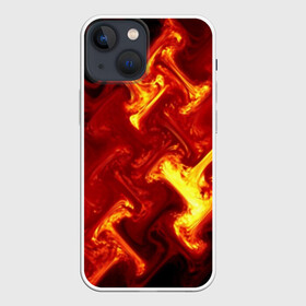 Чехол для iPhone 13 mini с принтом Огненная лава ,  |  | fire | flame | in fire | smoke | в огне | дым | огненный | огонь | текстуры