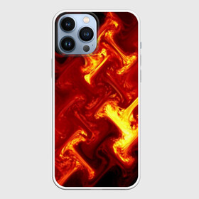 Чехол для iPhone 13 Pro Max с принтом Огненная лава ,  |  | fire | flame | in fire | smoke | в огне | дым | огненный | огонь | текстуры