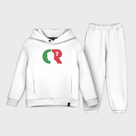 Детский костюм хлопок Oversize с принтом Роналду ,  |  | 7 | cr | cr7 | cristiano | football | juventus | portugal | ronaldo | криштиану | мяч | португалия | роналдо | роналду | футбол | ювентус