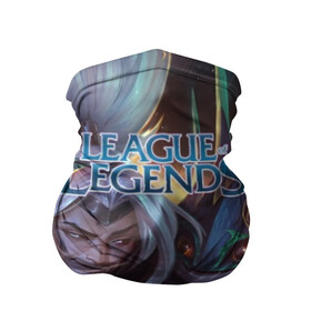 Бандана-труба 3D с принтом League of Legends , 100% полиэстер, ткань с особыми свойствами — Activecool | плотность 150‒180 г/м2; хорошо тянется, но сохраняет форму | kda | lol | rise | rus | skins | варвик | варус | воин | легенд | лига | лол | маг | стрелок | танк | чемпион