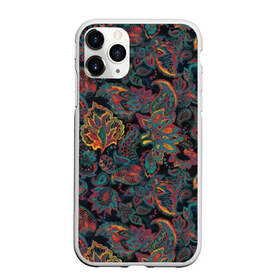 Чехол для iPhone 11 Pro Max матовый с принтом Узор пейсли , Силикон |  | abstraction | art | batik | flowers | indian | leaves | painting | paisley | pattern | plants | tulips | watercolor | абстракция | акварель | батик | живопись | индийский | искусство | листья | пейсли | растения | тюльпаны | узор | цветы