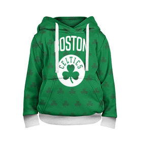 Детская толстовка 3D с принтом Boston Celtics , 100% полиэстер | двухслойный капюшон со шнурком для регулировки, мягкие манжеты на рукавах и по низу толстовки, спереди карман-кенгуру с мягким внутренним слоем | boston | boston celtics | celtics | бостон | бостон селтикс