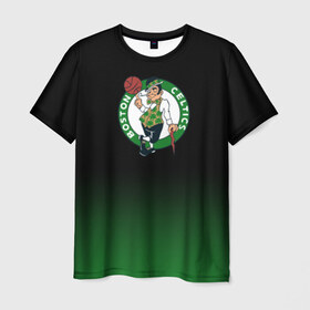 Мужская футболка 3D с принтом Boston Кайри Ирвинг , 100% полиэфир | прямой крой, круглый вырез горловины, длина до линии бедер | Тематика изображения на принте: boston | boston seltics | irving | kyrie irving | бостон | бостон селтикс | ирвинг | кайри ирвинг | селтикс