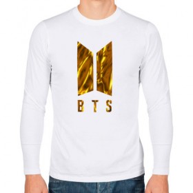 Мужской лонгслив хлопок с принтом BTS GOLDEN , 100% хлопок |  | bangtan boys | bt21 | bts | bts army | bts stickers | j hope | jimin | jin | jungkook | k pop | rap monster | rapmon | suga | v | бтс | корея | стикеры bts