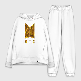 Женский костюм хлопок Oversize с принтом BTS GOLDEN ,  |  | bangtan boys | bt21 | bts | bts army | bts stickers | j hope | jimin | jin | jungkook | k pop | rap monster | rapmon | suga | v | бтс | корея | стикеры bts