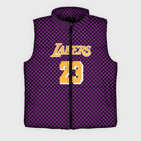 Мужской жилет утепленный 3D с принтом Lebron James ,  |  | jersey | king james | lakers | lebron | lebron james | los angeles lakers | джерси | леброн | леброн джеймс