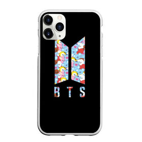 Чехол для iPhone 11 Pro Max матовый с принтом BTS BT21 , Силикон |  | bangtan boys | bt21 | bts | bts army | bts stickers | j hope | jimin | jin | jungkook | k pop | rap monster | rapmon | suga | v | бтс | корея | стикеры bts