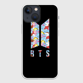 Чехол для iPhone 13 mini с принтом BTS BT21 ,  |  | bangtan boys | bt21 | bts | bts army | bts stickers | j hope | jimin | jin | jungkook | k pop | rap monster | rapmon | suga | v | бтс | корея | стикеры bts