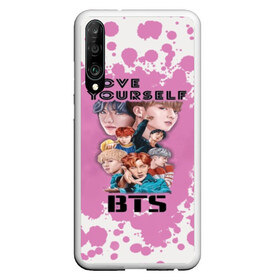 Чехол для Honor P30 с принтом Bts Army Art , Силикон | Область печати: задняя сторона чехла, без боковых панелей | Тематика изображения на принте: bangtan | boy | j hope | jimin | jin | jungkook | korea | luv | rm | suga | v | with | бтс | кей | поп