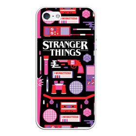 Чехол для iPhone 5/5S матовый с принтом STRANGER THINGS STARTER PACK , Силикон | Область печати: задняя сторона чехла, без боковых панелей | 11 | eleven | logo | netflix | pack | starter | stranger | things | дела | крайне | лого | логотип | одинадцать | одиннадцать | очень | пак | события | стартер | странные | стренджер