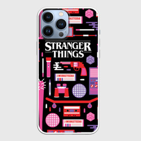 Чехол для iPhone 13 Pro Max с принтом STRANGER THINGS STARTER PACK ,  |  | 11 | eleven | logo | netflix | pack | starter | stranger | things | дела | крайне | лого | логотип | одинадцать | одиннадцать | очень | пак | события | стартер | странные | стренджер