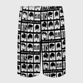 Детские спортивные шорты 3D с принтом BTS Pop art ,  100% полиэстер
 | пояс оформлен широкой мягкой резинкой, ткань тянется
 | bangtan | boy | j hope | jimin | jin | jungkook | korea | luv | rm | suga | v | with | бтс | кей | поп