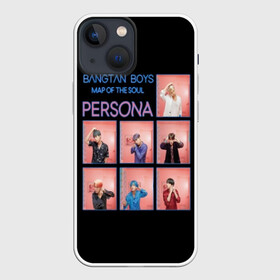 Чехол для iPhone 13 mini с принтом BTS Lifestyle ,  |  | Тематика изображения на принте: bangtan | boy | j hope | jimin | jin | jungkook | korea | luv | rm | suga | v | with | бтс | кей | поп