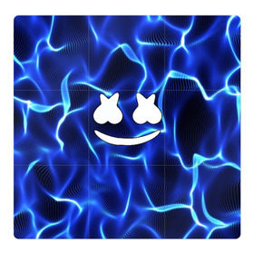Магнитный плакат 3Х3 с принтом Marshmello , Полимерный материал с магнитным слоем | 9 деталей размером 9*9 см | christopher comstock | dj | marshmello | music | диджей | клубная музыка | клубняк | крис комсток | логотип | маршмеллоу | музыка