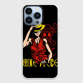 Чехол для iPhone 13 Pro с принтом One Piece мое почтение ,  |  | Тематика изображения на принте: monkey d. luffy | one piece | tony tony chopper | аниме | большой куш | ван пис | ванпис | манга | манки д. луффи | пираты | пираты соломенной шляпы | тони тони чоппер