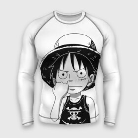 Мужской рашгард 3D с принтом палец в носу One Piece ,  |  | monkey d. luffy | one piece | tony tony chopper | аниме | большой куш | ван пис | ванпис | манга | манки д. луффи | пираты | пираты соломенной шляпы | тони тони чоппер