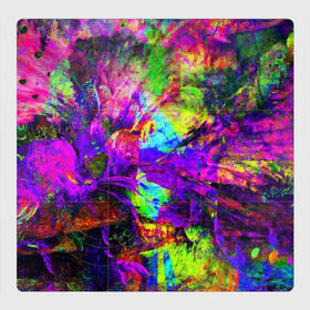 Магнитный плакат 3Х3 с принтом Буйство цвета , Полимерный материал с магнитным слоем | 9 деталей размером 9*9 см | Тематика изображения на принте: abstraction | watercolor | абстракция красок | акварель | брызги красок | живопись | краска | потертость красок | размытые краски | текстуры | яркие краски