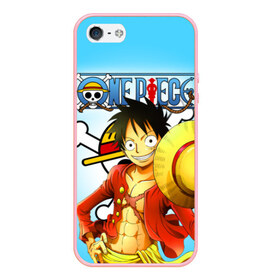 Чехол для iPhone 5/5S матовый с принтом One Piece , Силикон | Область печати: задняя сторона чехла, без боковых панелей | Тематика изображения на принте: monkey d. luffy | one piece | tony tony chopper | аниме | большой куш | ван пис | ванпис | манга | манки д. луффи | пираты | пираты соломенной шляпы | тони тони чоппер