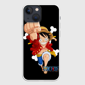 Чехол для iPhone 13 mini с принтом удар One Piece ,  |  | monkey d. luffy | one piece | tony tony chopper | аниме | большой куш | ван пис | ванпис | манга | манки д. луффи | пираты | пираты соломенной шляпы | тони тони чоппер