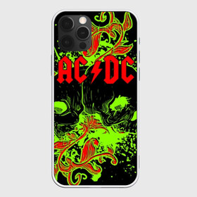 Чехол для iPhone 12 Pro Max с принтом AC DC , Силикон |  | ac dc | acdc | back in black | columbia | epic | force | guitar | pop | rock | vevo | ангус | блюз | рок | хард | янг