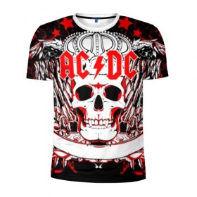 Мужская футболка 3D спортивная с принтом AC/DC , 100% полиэстер с улучшенными характеристиками | приталенный силуэт, круглая горловина, широкие плечи, сужается к линии бедра | ac dc | acdc | back in black | columbia | epic | force | guitar | pop | rock | vevo | ангус | блюз | рок | хард | янг