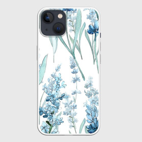 Чехол для iPhone 13 с принтом Полевые цветы ,  |  | акварель | мода | стиль | цветочки | цветы