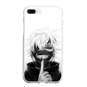 Чехол для iPhone 7Plus/8 Plus матовый с принтом Kaneki Ken , Силикон | Область печати: задняя сторона чехла, без боковых панелей | anteiku | ghoul | kaneki | ken | tokyo | антейку | гуль | канеки | кен | токийский