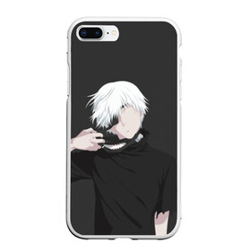 Чехол для iPhone 7Plus/8 Plus матовый с принтом Kaneki Ken , Силикон | Область печати: задняя сторона чехла, без боковых панелей | anteiku | ghoul | kaneki | ken | tokyo | антейку | гуль | канеки | кен | токийский