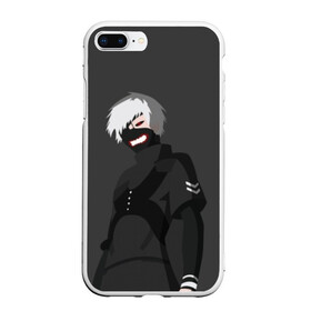 Чехол для iPhone 7Plus/8 Plus матовый с принтом Kaneki Ken , Силикон | Область печати: задняя сторона чехла, без боковых панелей | anteiku | ghoul | kaneki | ken | tokyo | антейку | гуль | канеки | кен | токийский