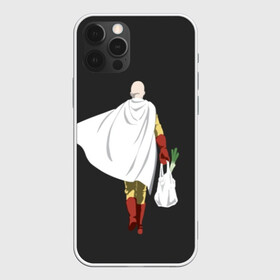 Чехол для iPhone 12 Pro Max с принтом Saitama , Силикон |  | hero | man | one | one punch | punch | punch man | saitama | super | superhero | ванпанчмен | герой | сайтама | супер | супергерой