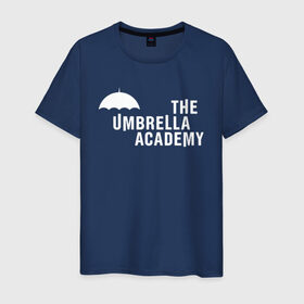 Мужская футболка хлопок с принтом Академия Амбрелла , 100% хлопок | прямой крой, круглый вырез горловины, длина до линии бедер, слегка спущенное плечо. | netflix | umbrella | umbrella academy | академия амбрелла